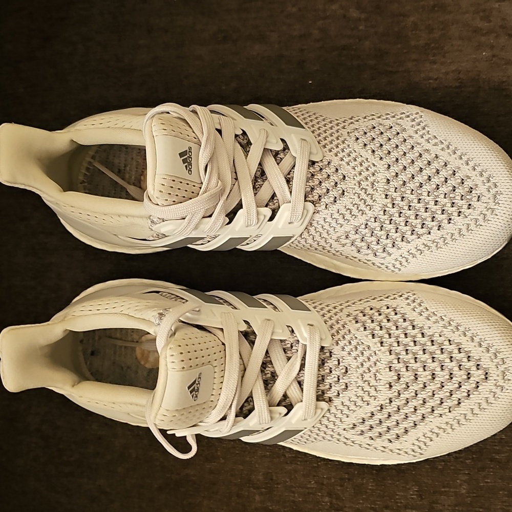 Adidas Women's White Running Shoes - Picture 6 of 10
